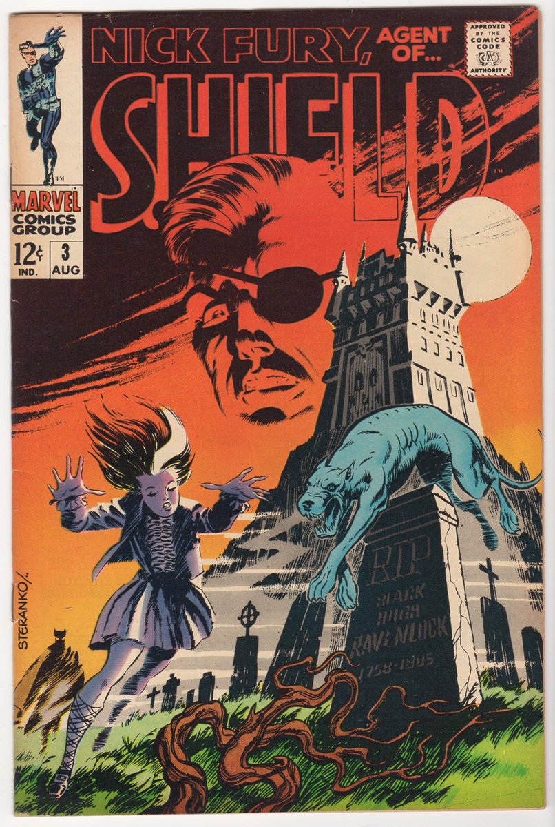 HypnoTronic's tweet photo. Nick Fury agent of S.H.I.E.L.D. #3 from Marvel comics, 1968
FN/VF (7.0) OUR bargain price: ONLY $24.00!
#hypnotronic #statenIsland #comics1968 #agentofshield #jimSteranko #marvelComics #nickFury https://t.co/W1iXgkEqAr