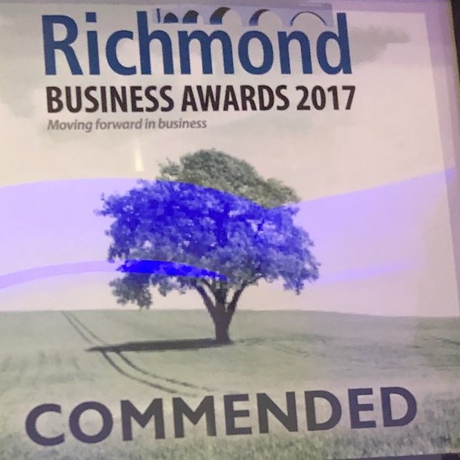 RuT_College's tweet photo. We are very proud that #RuTC was Highly Commended for Best Professional Practice at #RBA17 last Friday evening, 10 November.
This award recognises the achievements of our Training Solutions (#apprenticeships) and Student Services departments! @RuTCApprentices @chamberrichmond https://t.co/pKMXSitu0R
