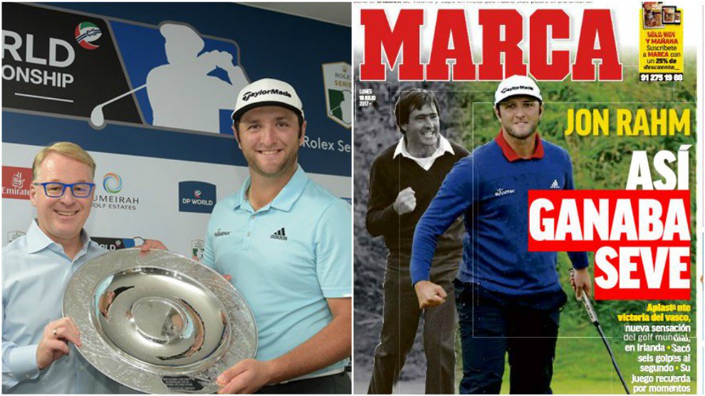 ⛳️ <a href="/marca/">MARCA</a>, protagonista de la coronación de Jon Rahm como 'rookie' del año del European Tour. Aquí la prueba ▶️  goo.gl/44Kkht