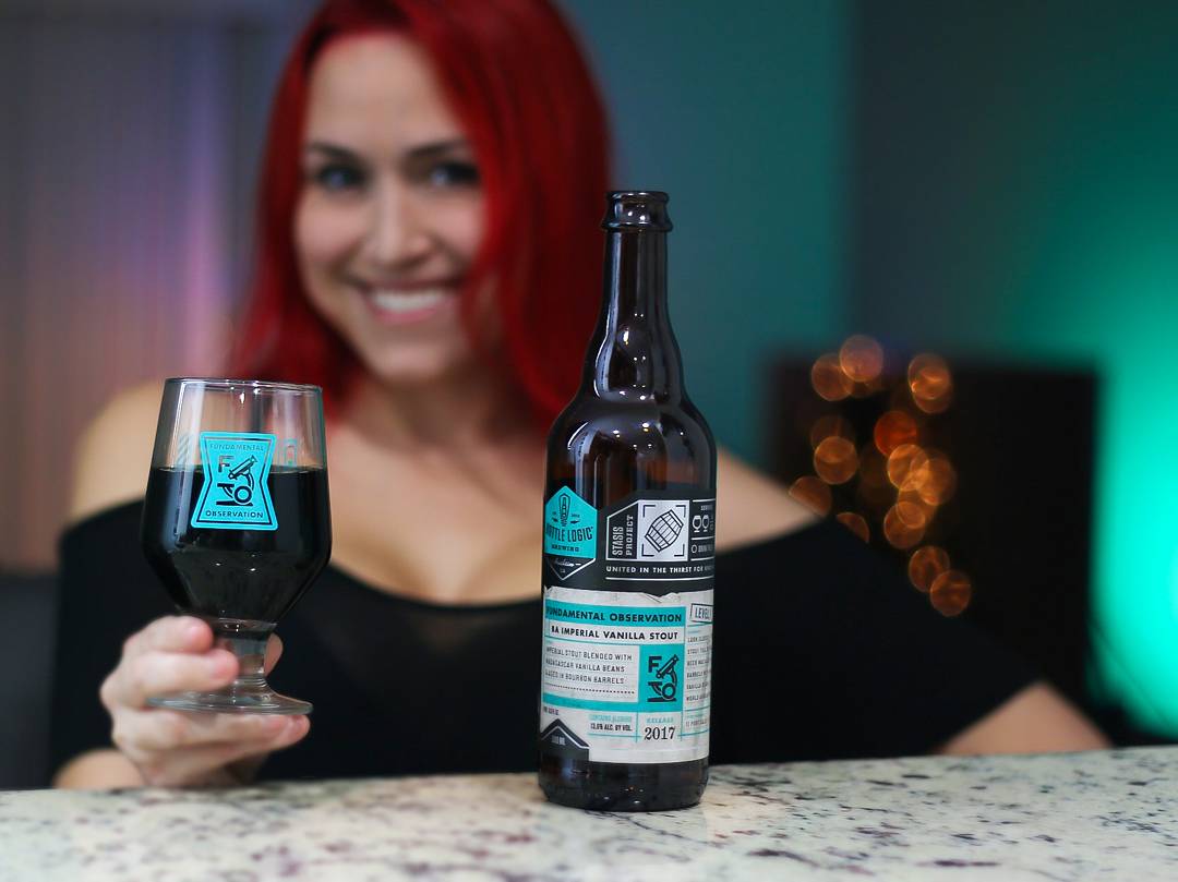 mermaidontap's tweet photo. Vanilla and bourbon...What a perfect pair. ๐ค
#FundamentalObservation #BottleLogic #Stout @bottlelogicbrewing https://t.co/Rs9Iukt7vP