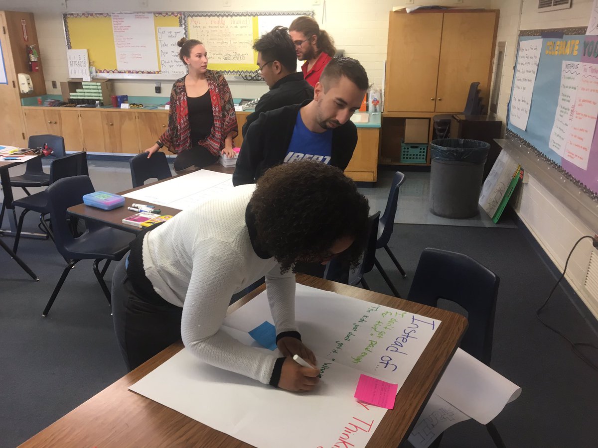 SunnysidePD's tweet photo. Teachers in NTI exemplify lifelong learners! #mindset #changingtrajectory #phasesofteachingcanbechanged @sunnysideusd What's your mindset? https://t.co/r8gJsxx0hk