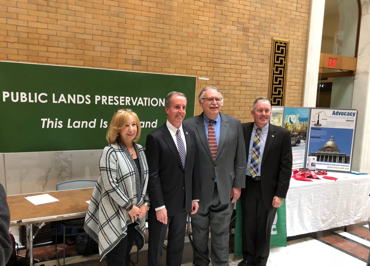 SenatorMikeRush's tweet photo. Joined my colleagues to celebrate the 45th Anniversary of #Article97 for protecting  MA public lands @MassDCR @MassEEA https://t.co/KRYXNNM8LV