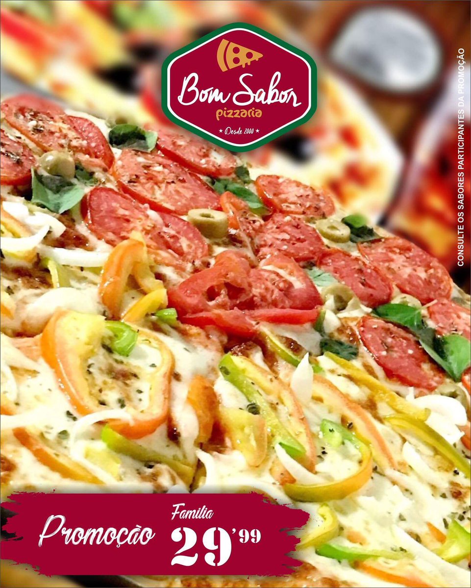 Bomsaborpizzacg's tweet photo. Gosta de promoção ?
Pizza família 29,99
Delivery 3342.0520
Zappizza 9 9931.0218
https://t.co/qtv7moleGf
#pizza #lasanha #espaguete #panquecas #file #delicia #promocao #delivery #desde2000 #tradicao #maisrecheio #pizzagoumet #bomsaborpizzaria
*consulte os sabores participantes https://t.co/w3niReCPrS