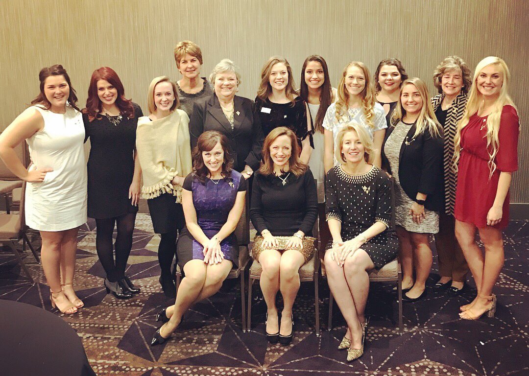 BettieLocke's tweet photo. Theta installed the 1️⃣8️⃣4️⃣th chapter of ΚΑΘ this weekend! All the heart eyes for Theta Omicron! 😍Great work, team.✨🖤💛✨ https://t.co/QNNQK2pS37