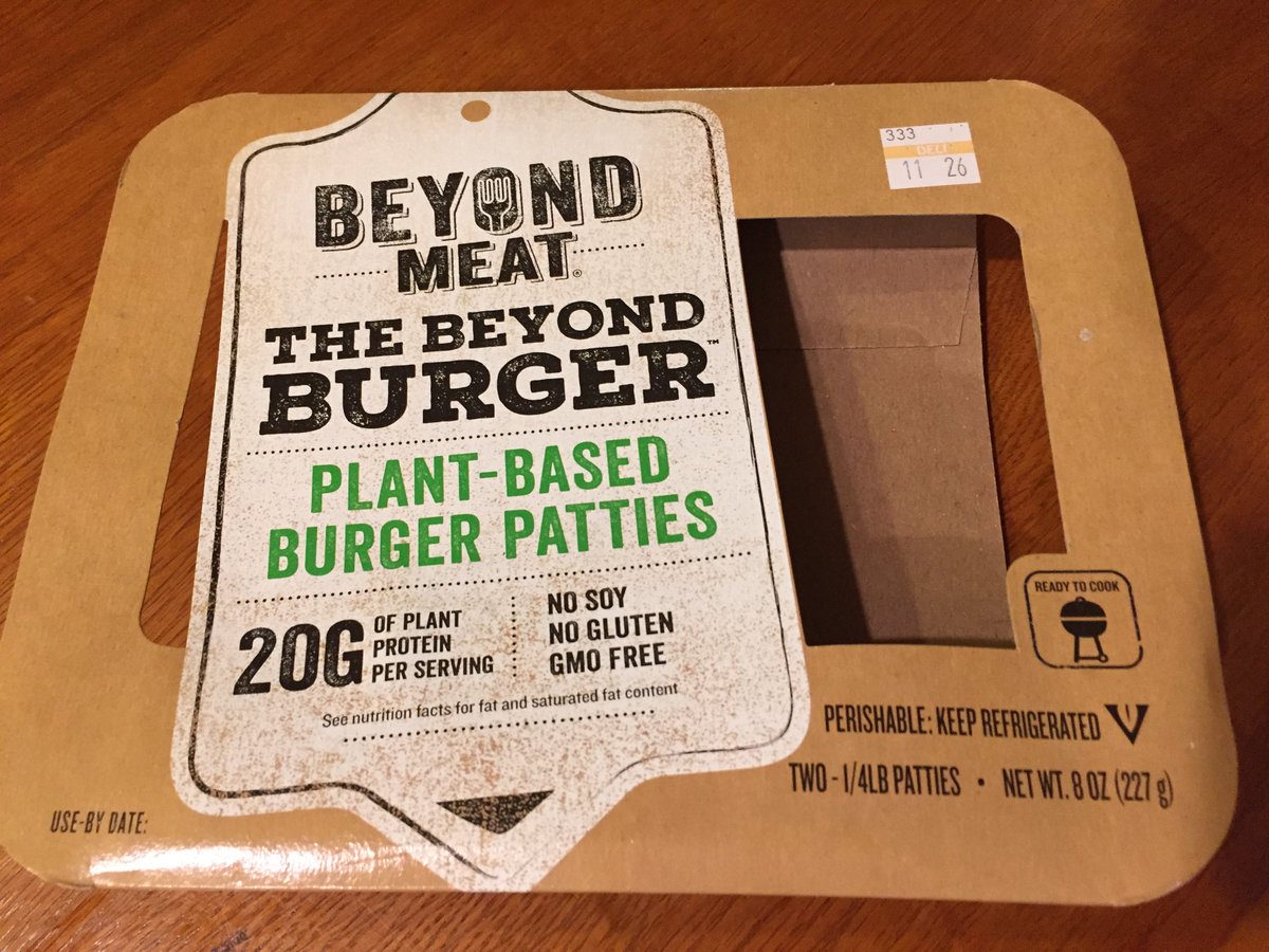 4dietaryreform's tweet photo. Great marketing. Great package. Great labels. Great ingredients? From the Beyond Burger website: "The Beyond Burger is being hailed as a holy grail for the plant-based industry." A burger with 20 ingredients? The only ingredient (on the list) you can find in nature is salt? https://t.co/biiroXt3nu