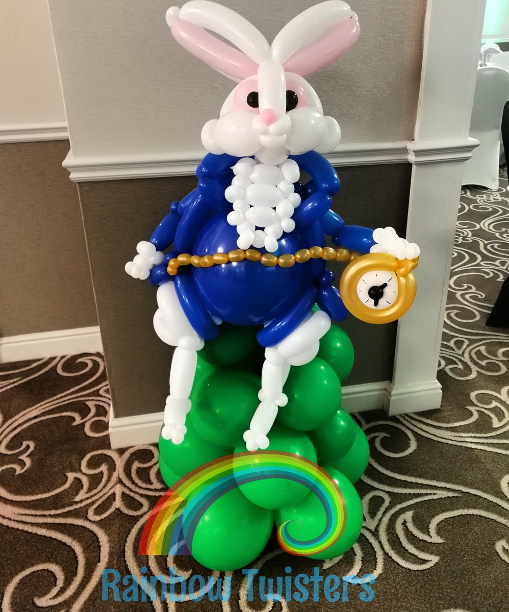 And it was all because #hewaslate #Whiterabbit