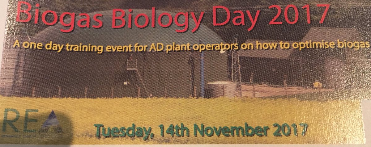 Interesting day at the REA biology day great to see so many people interested in getting the most out of there AD plants