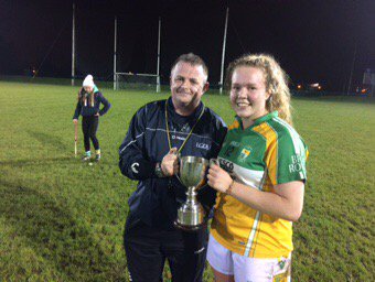 RoversGAA's tweet photo. Winning captain Katie Quirke https://t.co/MZmmfWaK16