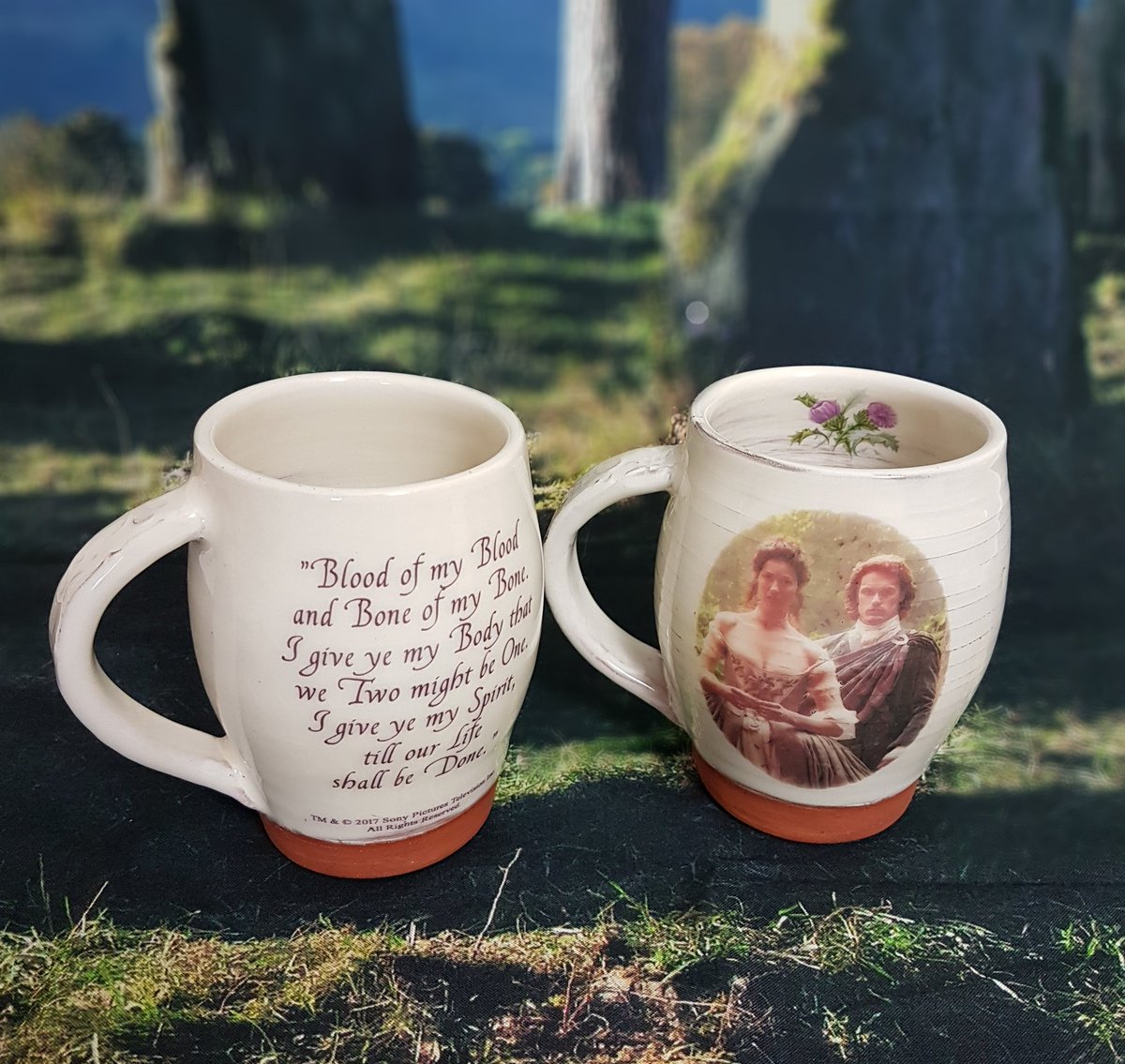jbceramics's tweet photo. Limited Edition #Outlander mugs #LicensedMerch #Craighnadun #handmadeinUK @Outlander_STARZ https://t.co/kkizcCWpPT https://t.co/TDTnE6ZT7r