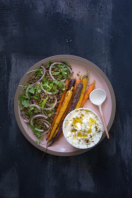 You’ve got the carrots. You’ve got the lentils. Now learn to tie them together by making your own labneh. edibleportland.com/lentil-salad-w…
