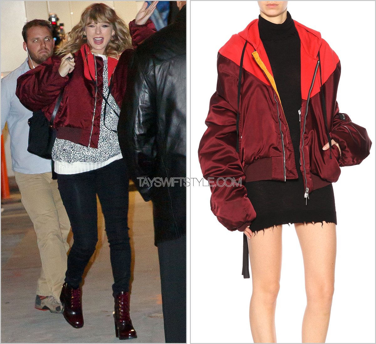 taylor swift bomber jacket