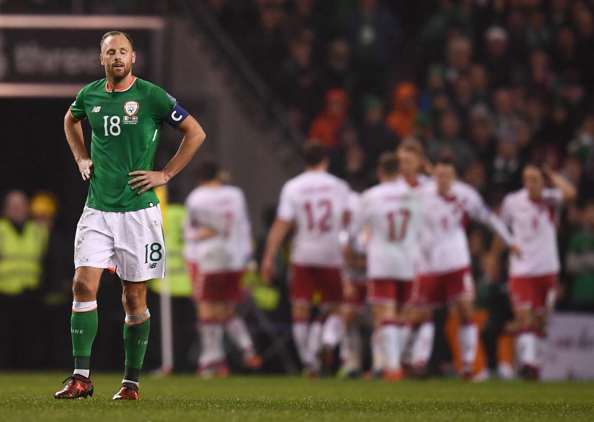 RESULT: 🇮🇪 Republic of Ireland 1-5 Denmark 🇩🇰(Agg: 1-5) Denmark qualify for the @FIFAWorldCup for the 5th time! 👏👏👏