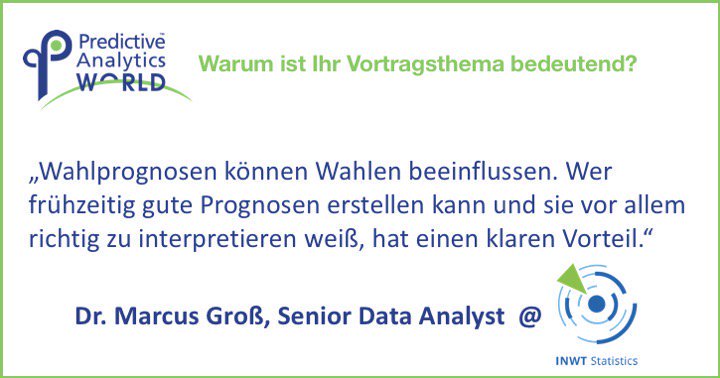 Great talks about political campaigning and election forecasts by @inwt_statistics, <a href="/spdde/">SPD Parteivorstand 🇪🇺</a> and <a href="/juliusvandelaar/">Julius van de Laar</a> #pawcon #ddb17