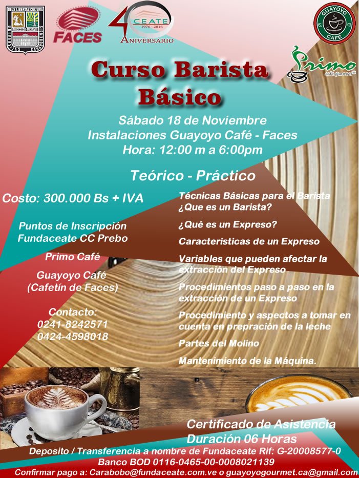<a href="/ceateuc/">CEATE UC</a> dictará el curso de "Batista básico", este 18 de noviembre, con una duración de 6 horas #LeeTiempoUC