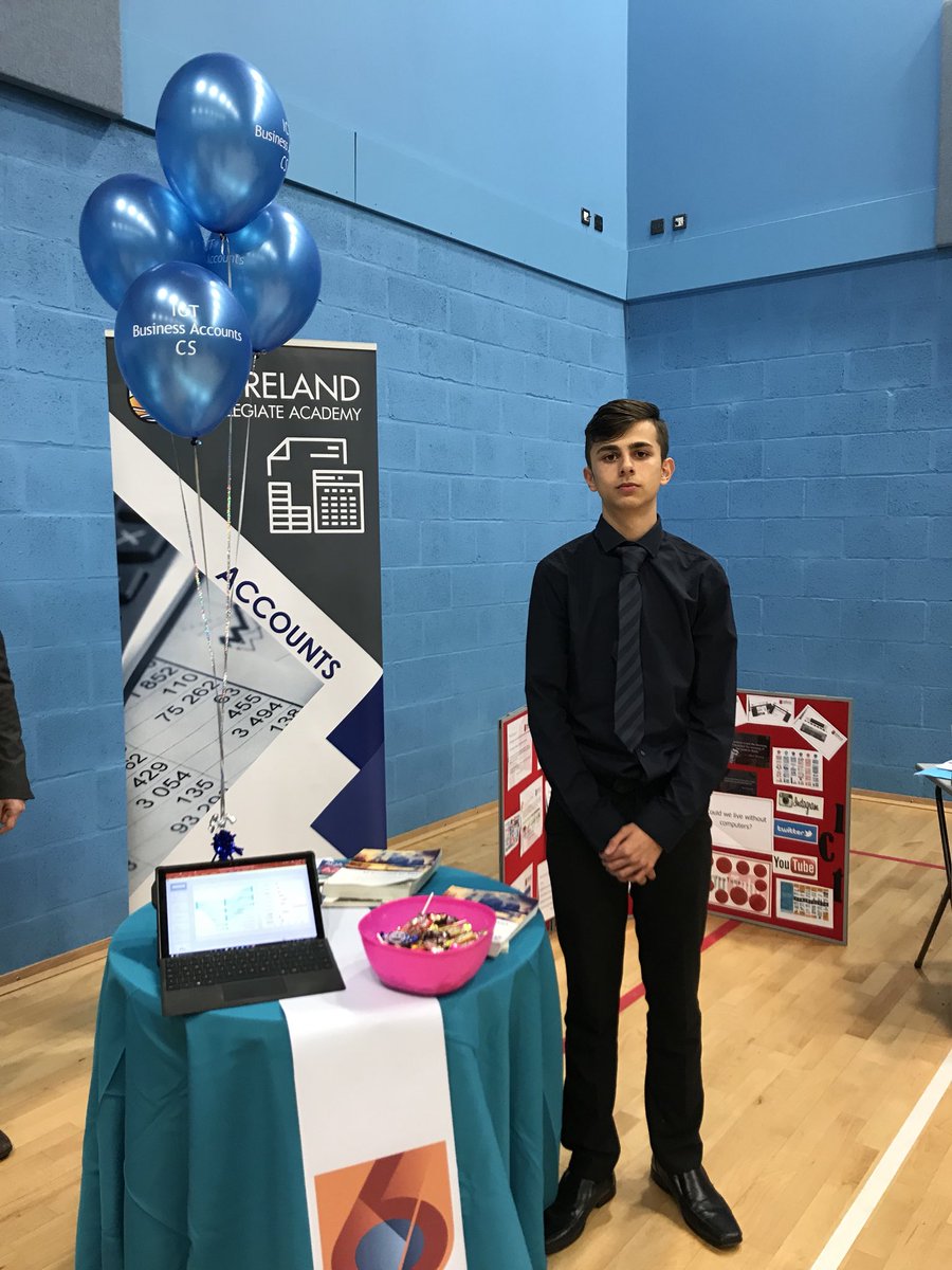 roxycooper7's tweet photo. The Business Studies, Accounts and Travel &amp; Tourism department are all set up and ready for post 16 open evening @ShirelandCA https://t.co/rh6qqn459R