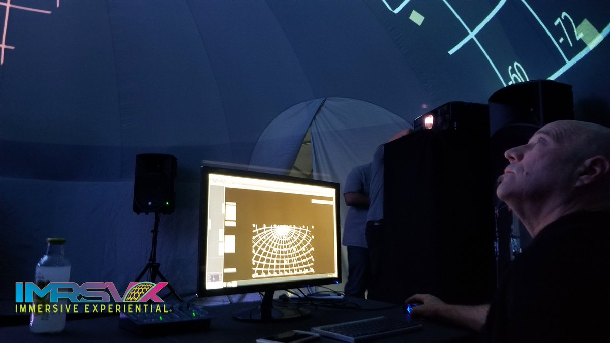 imrsvx's tweet photo. Partnered with @PacificDomes and @MomentumWW, @imrsvx delivered a #fulldome experience for @united @ the LA / NYC rock & roll marathon.
The show was designed to use visualization techniques to help improve your running ability based on a new science technique. #360projection https://t.co/coKYKYbViL