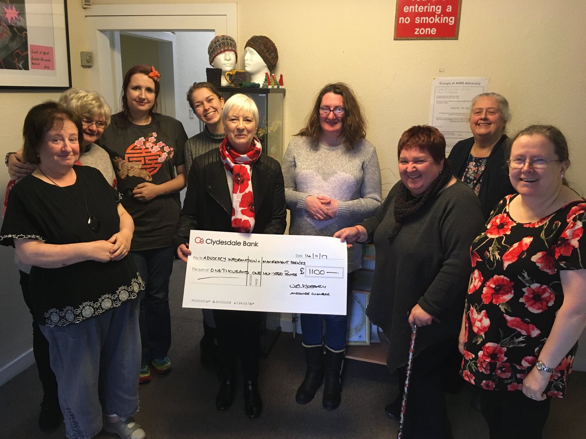 ACCI_CEO's tweet photo. 2nd charity cheque presented up AIMS Ayrshire in Stevenston. Thx to generous members #connect4growth https://t.co/JwDaBCpUNB