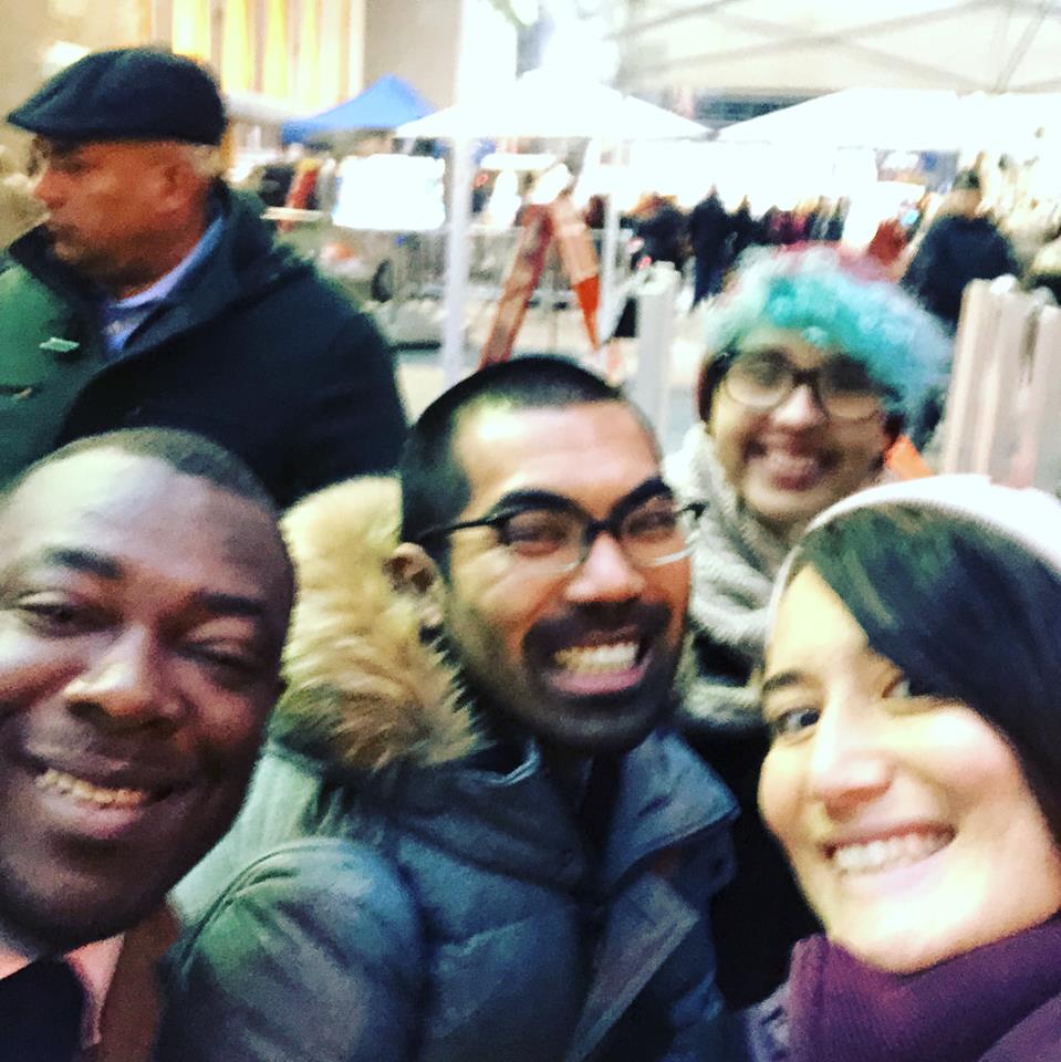 GLSENNYC's tweet photo. Out on a raining Monday morning with GLSEN Family for @TODAYshow Town Hall with Joe Biden, hoping to ask about black queer youth &amp; school-to-prison pipeline https://t.co/LZTYqFqLr4