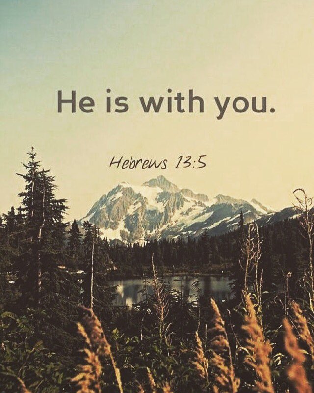 sharingtheword2's tweet photo. Keep your lives free from the love of money and be content with what you have, because God has said, "Never will I leave you; never will I forsake you."
- Hebrews 13:5 #bible #bibleverse #heiswithyou #godisgood #biblestudy #hebrews #hebrews13 https://t.co/OOVwy67Hjr