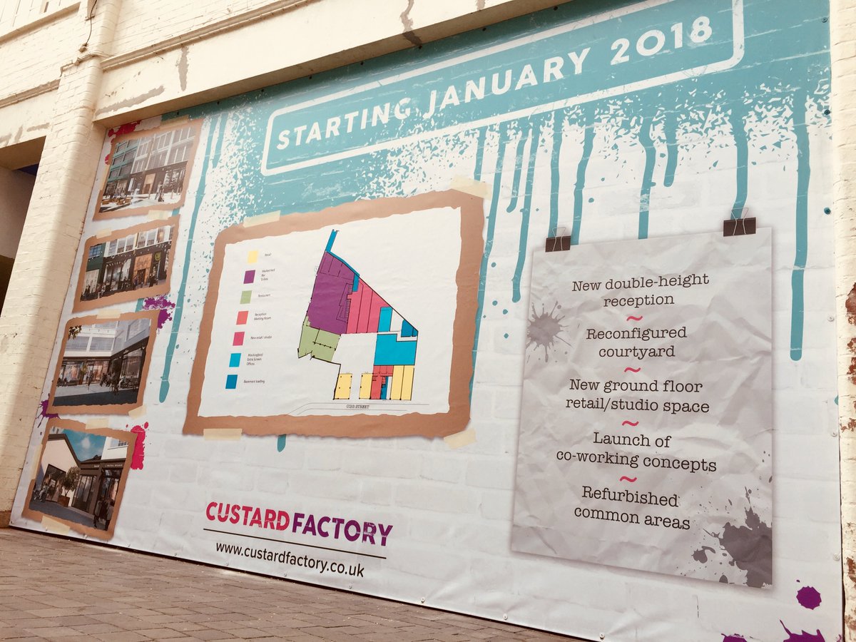 tinyfiremedia's tweet photo. The work the @custardfactory​ will soon be undergoing looks great! We're looking forward to seeing the completed refurbishments!

👉: https://t.co/cInKecxVDo 

#TuesdayThoughts #TransformationTuesday https://t.co/z3UN64RkCJ