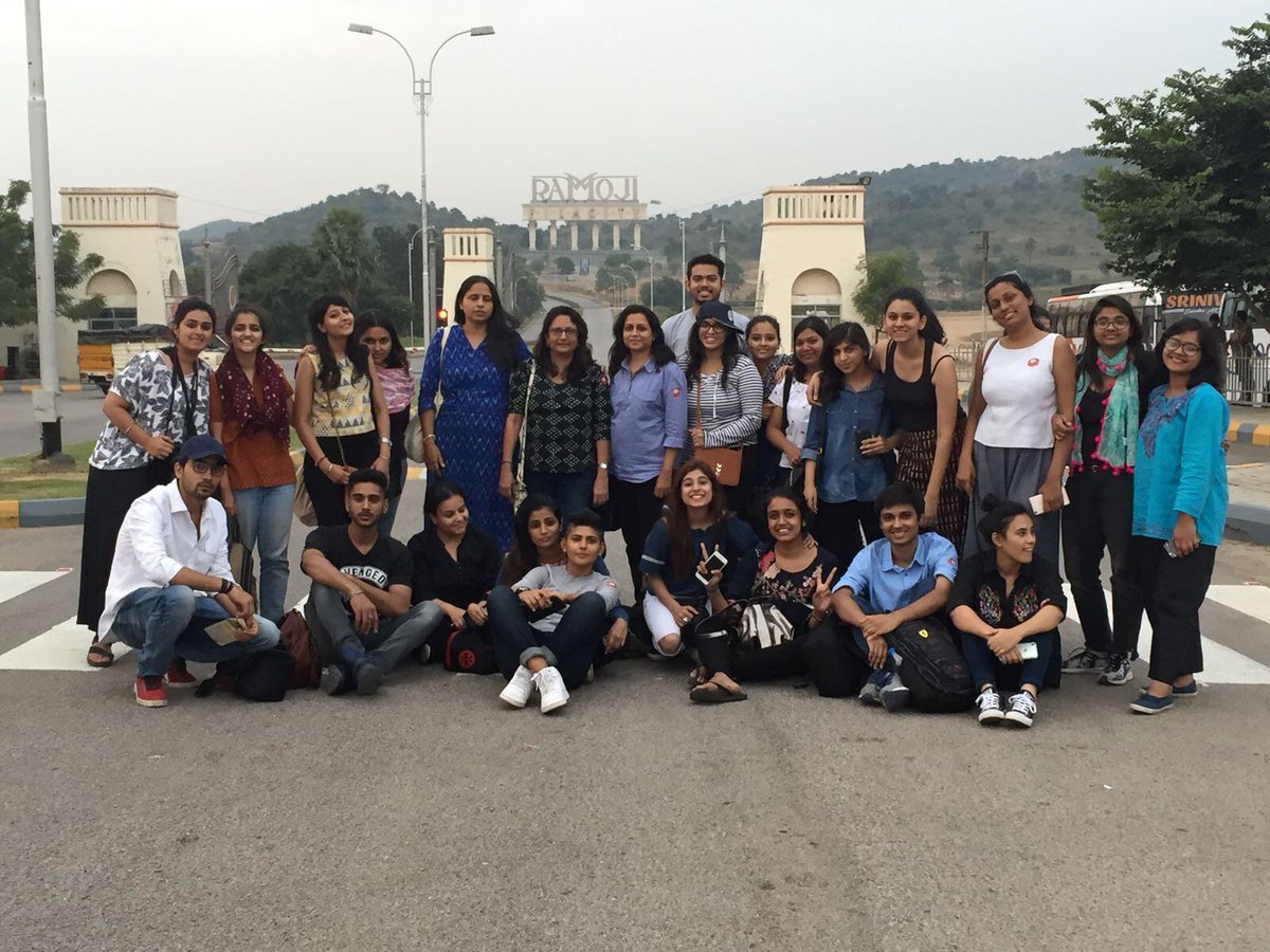 ScmUnplugged's tweet photo. Walking through the world's largest film city, Ramoji Film City and looking at the sets which later comes to life in film, students of SCM had an adventurous and inspiring day. #ramojifilmcity #VisitTelangana https://t.co/Bf2t5NJPsw
