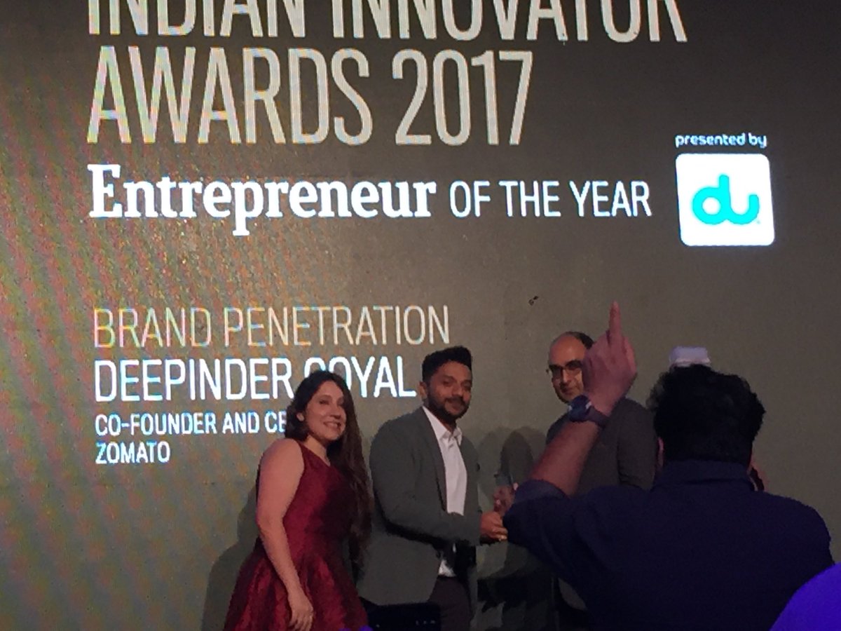 wheretoeatdubai's tweet photo. Congrats to @Zomato for winning the Indian Innovation Awards by @EntMagazineME for brand penetration ! Cc @thisisaby @wissamyounane https://t.co/lAF8zAVMjb