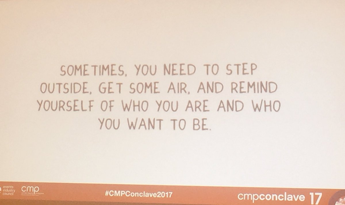 PBinTexas's tweet image. "Focus on what matters and your priorities"...some #worklifebalance wisdom from @Naotuck at #CMPConclave2017
