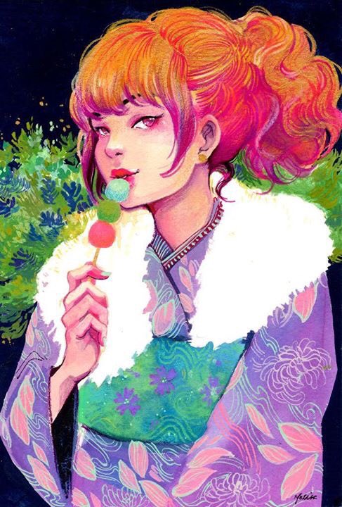 PaintPensSF's tweet photo. Artwork by featured artist: 
Malisa Suchanya! @lisabanana ・・・
At this Thursday’s #QuickDrawSF we are celebrating all things food with special guest curator: Girls Who Eat!@girlswhoeatzine 
All 21+ are welcome! 📓 https://t.co/oiyOAypt0n