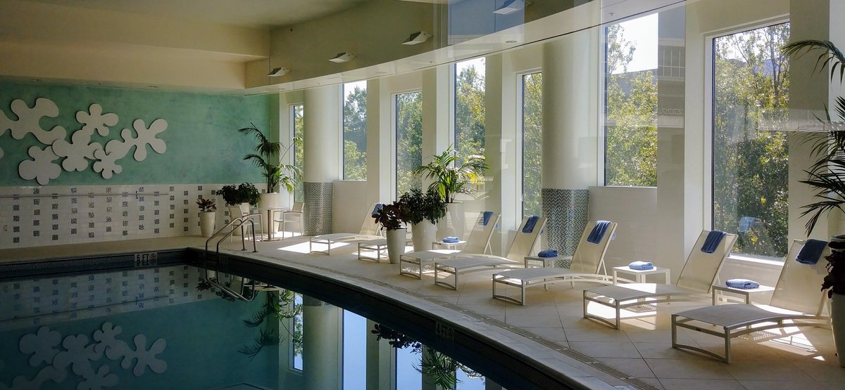 MarriottATLGate's tweet photo. The weather may be chilly, but it's always summer at our indoor pool. Jump in, the water's great! https://t.co/nP8N0ZdmII