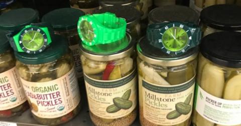 IkenWatches's tweet photo. Happy National Pickle Day! #ikenwatch #ikenwatches #nationalpickleday #pickles #pickleday #gherkin #millstonepickles #breadandbutterpickles #puckerup #itsabigdill #walterstewartsmarket https://t.co/xXI82pScGY