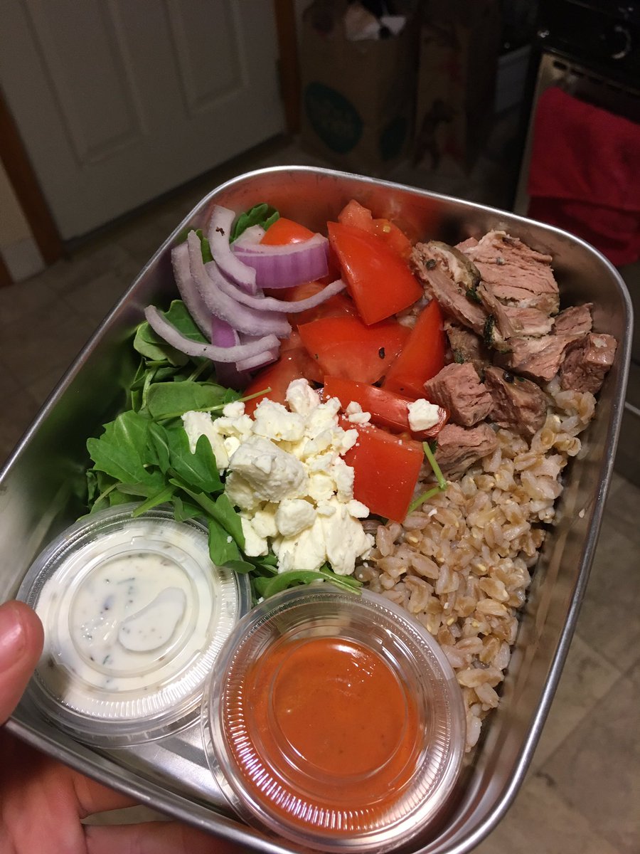 Greek Faroe bowls for #lunch today, sooo #tasty!