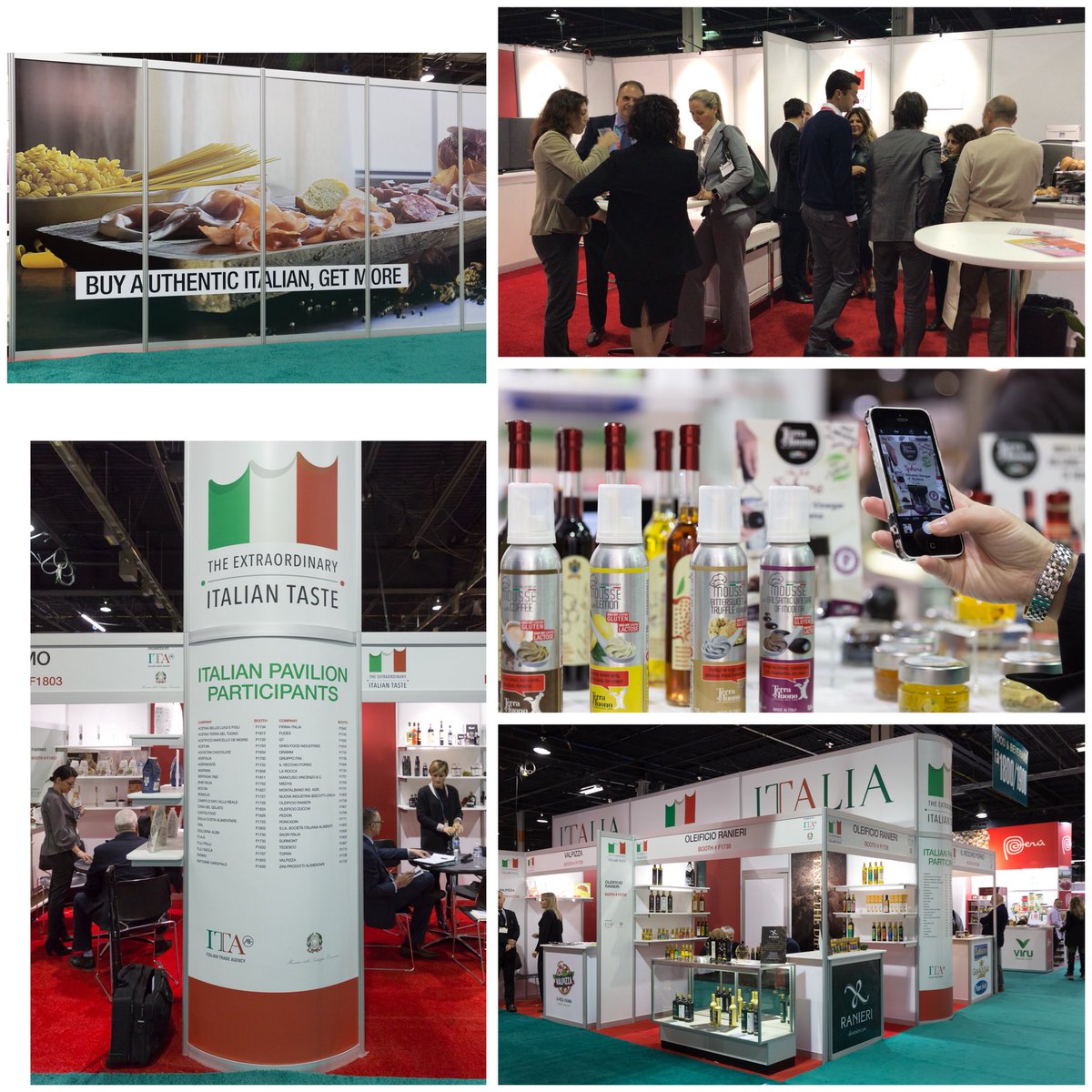ITAChicago's tweet photo. #PLMA2017 50 🇮🇹 companies @ITAtradeagency Pavilion with CG Finocchiaro @ItalyinChicago https://t.co/vv8IlGx0yq