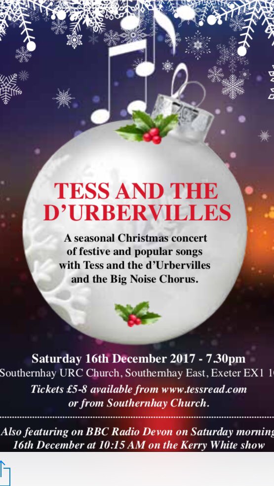 TessRead's tweet photo. Why are so many Acappella group names awful puns Eg @TheSOPitches, @CStimulation?So, introducing... Tess and the d’Urbervilles! #isthatapun? https://t.co/4fFGILOIMn
