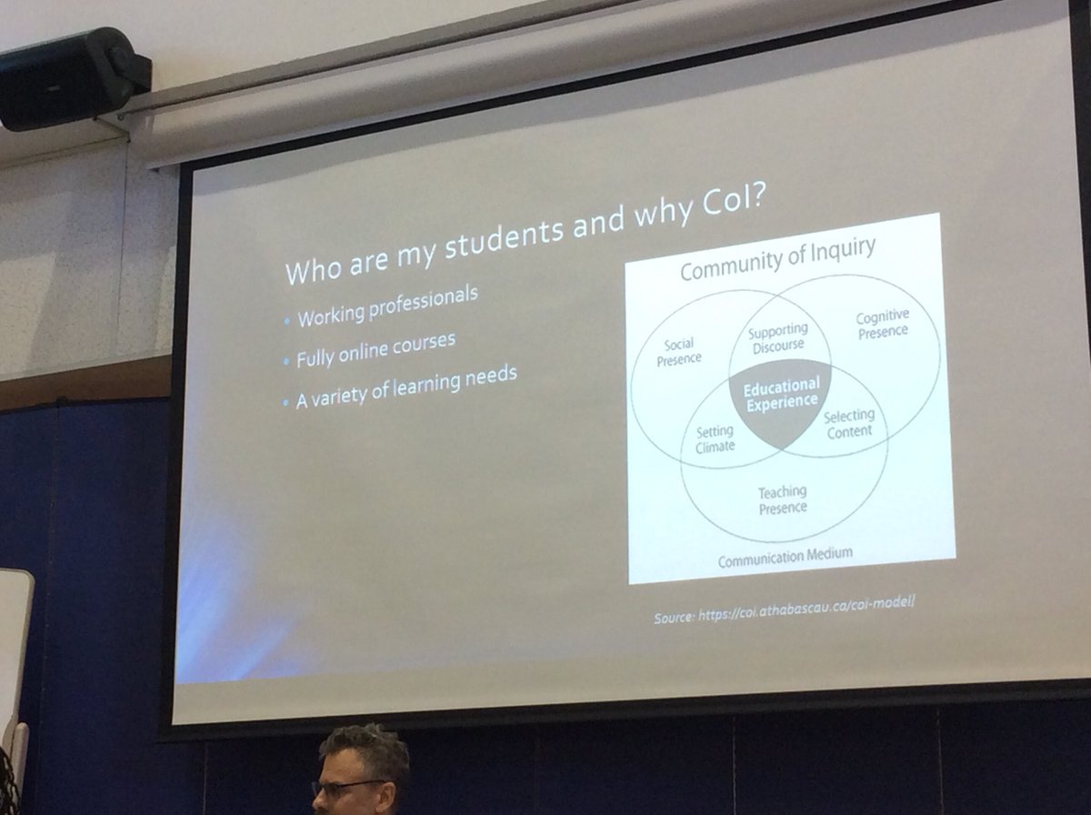 caranorth11's tweet photo. There it is, I knew it would show up at some point today. Hello Community of Inquiry, I haven’t heard your name since #AECT17 #OSULTX https://t.co/VmNxW6BaY2