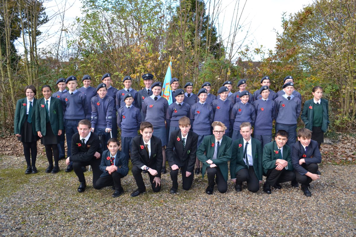 broadlandhigh's tweet photo. Our @broadlandhigh @222SqnAirCadets students at this weekends Wroxham remembrance parade. https://t.co/7SGzEKJUka