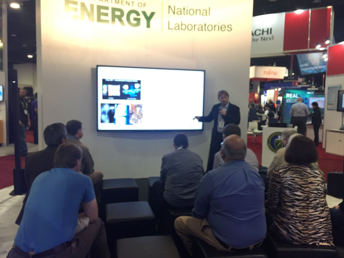 Happening now at #SC17: <a href="/ORNL/">Oak Ridge Lab</a>’s Travis Humble at booth 613, “Advancing Scientific Discovery with Quantum Computing.” 10:45am scdoe.info/featured-talks/ #HPC