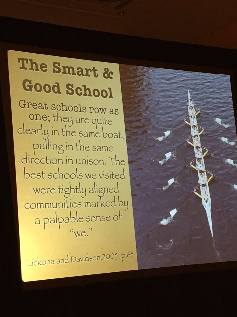Listen to Rebecca DuFour at Leadership Now Conference.  Is your school pulling in same direction in unison? #PLC
