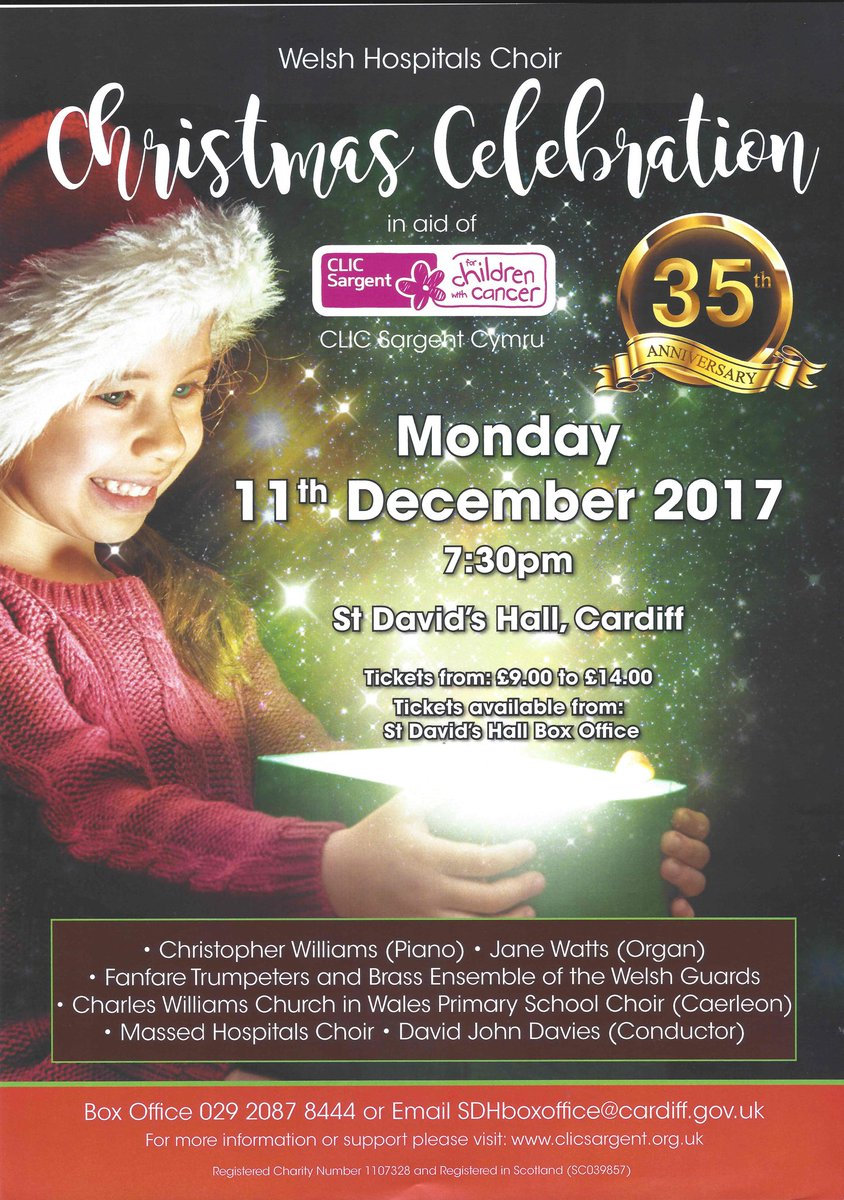 Has the <a href="/Morrisons/">Morrisons</a> #Christmas advert got you in the #festive mood? If so, it's time to buy your tickets for our 35th annual concert in support of <a href="/CLIC_Sargent/">CLIC Sargent</a>!

facebook.com/events/1808739…