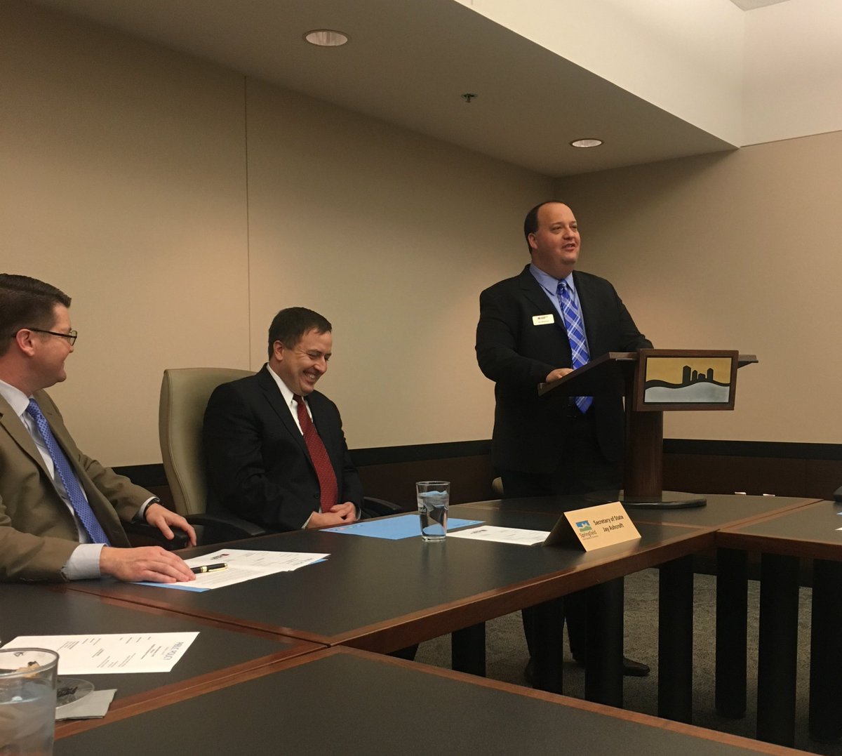 Looking forward to hearing from <a href="/JayAshcroftMO/">Jay Ashcroft</a> at the <a href="/SGFchamberGR/">SGF Chamber Gov. Rel</a> Public policy speaker series! Thanks @lathropgage for sponsoring!!