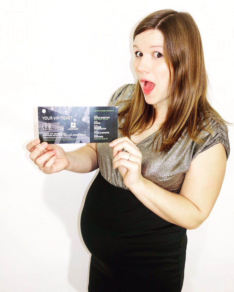 hazywonder's tweet photo. Excited to meet all the other nominees at the #businessawards17 tonight! The bump has never been dressed so fancy @businessawards https://t.co/qt5zRx97jO
