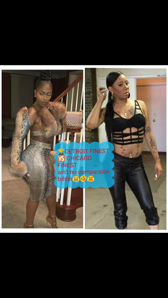 KiyOneofAKind's tweet photo. @kashdoll ainโt comparison sis! #detroitgoinginonchicago #facebookwars #detroitvseveeybody #detroitvschicago https://t.co/rfk7GElsUi