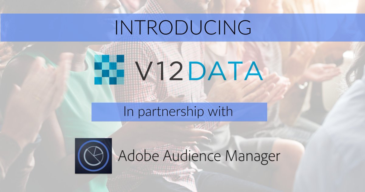 V12 Data &amp; <a href="/AdobeDMP/">Audience Manager</a> Now to Provide Brands with Over 500 New Audiences for #PeopleBasedMarketing Insights. Learn more:bit.ly/2zKnAbG #Data #Digital