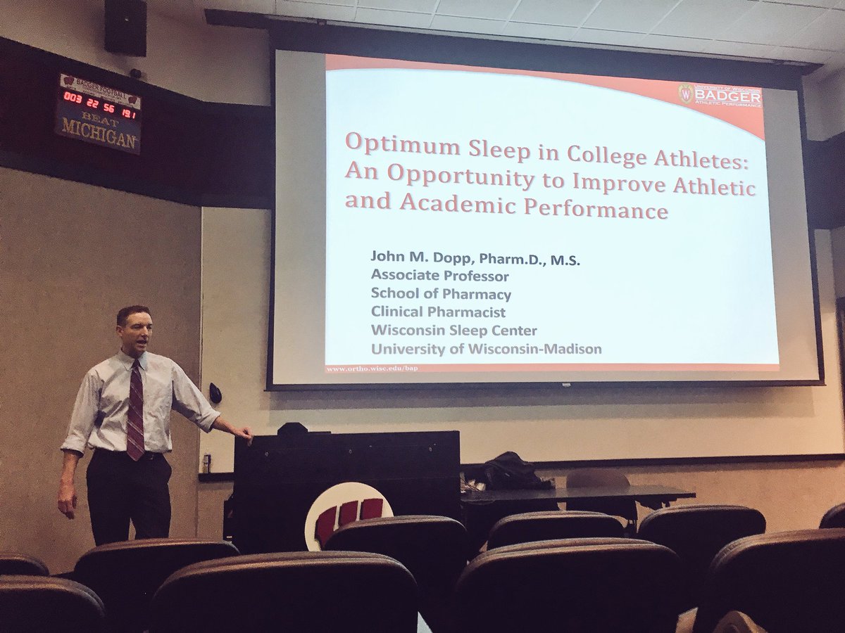 Great presentation today by Dr. Dopp! Now we’re all off to take a 10-30 min nap 😴 #SleepBetter #SleepMatters @UWSADevelopment
