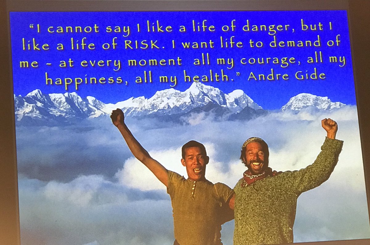 Great keynote this morning by Jeff Salz! This picture/quote sums it up well. #MMANC17