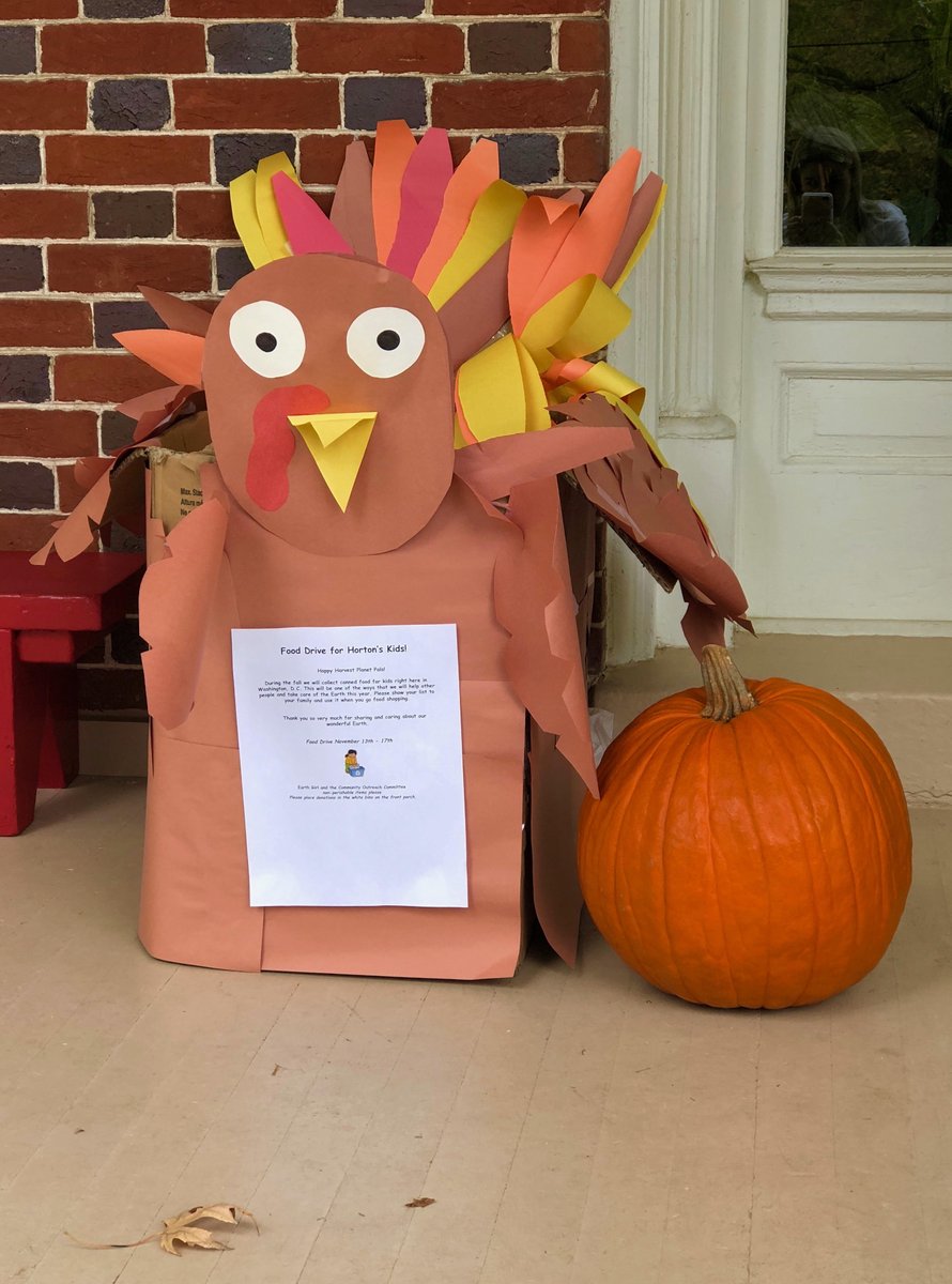 We're currently accepting canned food donations on our porch for @hortons_kids through Friday, Nov. 17! Check NCRC's Facebook page for a grocery store wish list. Thank you for your incredible generosity!