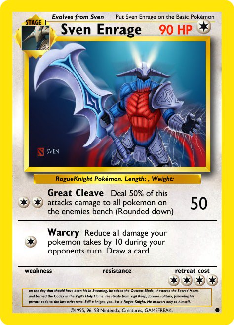 I made Pokemon Trading Cards out of Dota heroes! (I took some creative liberties) https://t.co/cNdxxmVcd2 #dota2 I made Pokemon Trading Cards out of Dota heroes! (I took some creative liberties) https://t.co/cNdxxmVcd2 #dota2