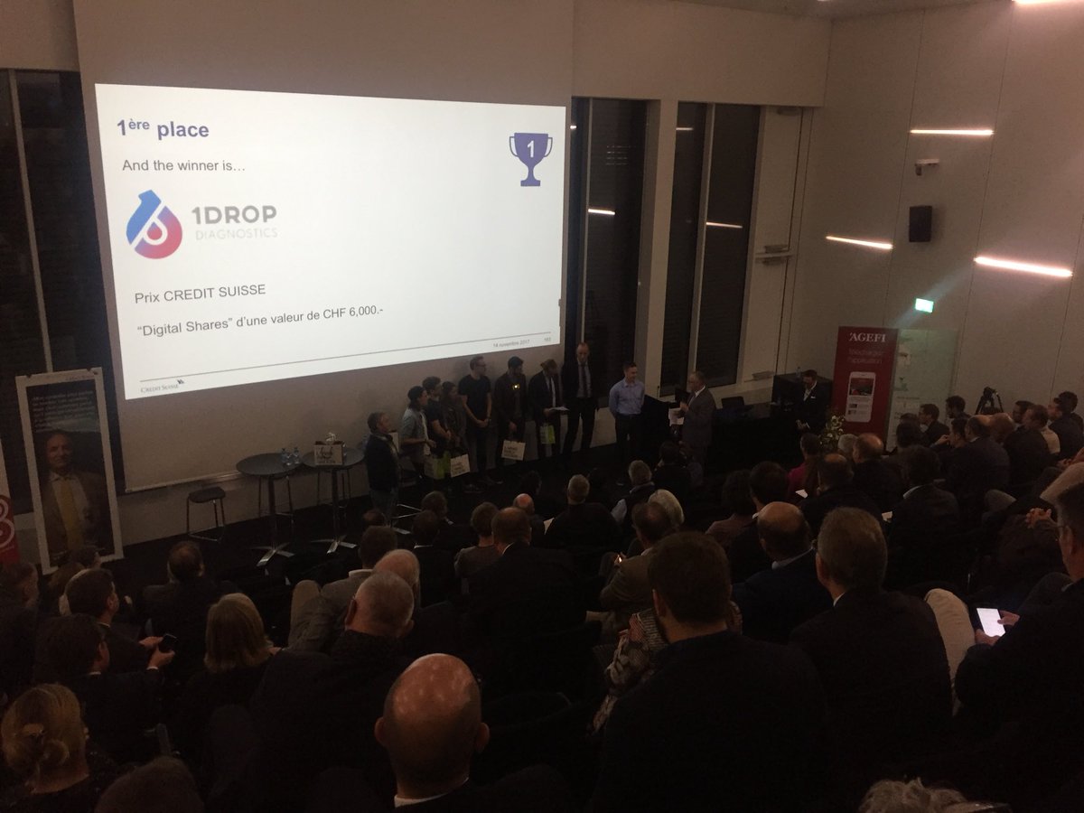 MicrocityNE's tweet photo. La meilleure des 7? C’est @1DropDx, suivi par @CoatX Vive l’innovation neuchâteloise! @S_S_UF #neuchatel #innove https://t.co/KBvgD7A7W6