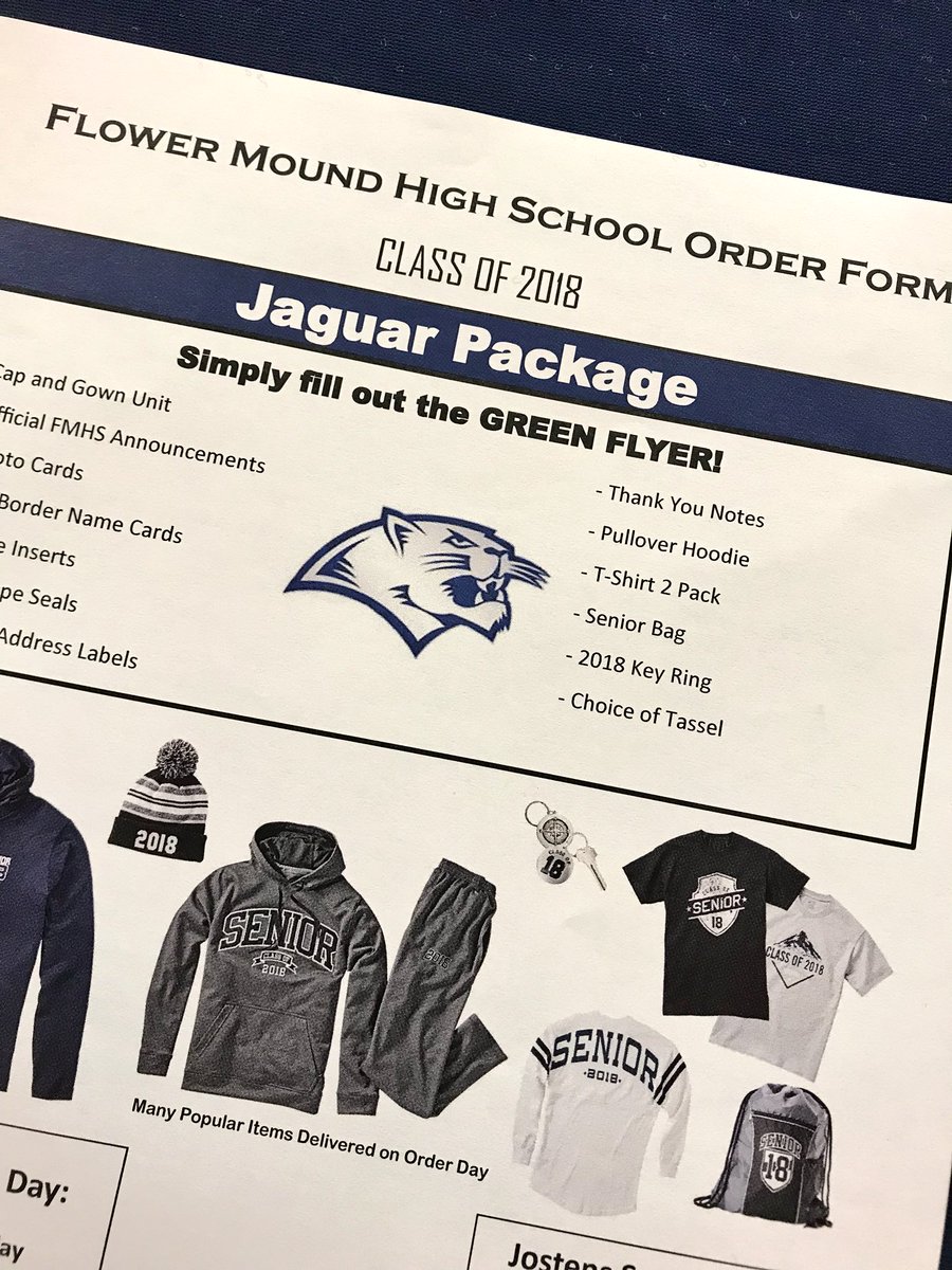 JostensJRay's tweet photo. Seniors @FlowerMoundHS ...Be sure to turn your #GraduationEssentials orders in today or tomorrow during lunches! Itβs your turn!!! πβοΈππππ https://t.co/nJxThIu5Fs
