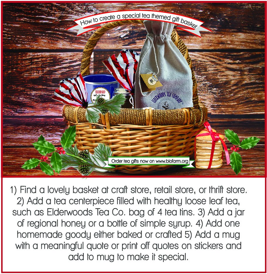 Elderwoodstea's tweet photo. Create a unique #DIY tea themed gift basket in 5 easy steps! Head over to https://t.co/sixvqEUwzZ for healthy, sustainable loose leaf #tea centerpiece &amp; gifts! #Elderwoodsteaco #Teacom #itsasocialthing #organictea https://t.co/qFdwcsivZr