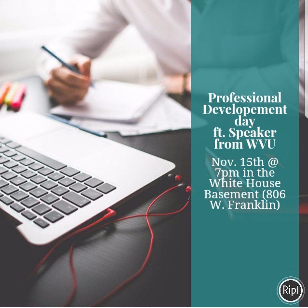 Don't forget! Tomorrow is PSI CHI's professional Developement day hosted by West Virginia University's career Developement speaker! Come out and improve your resume, CV, and interview skills.